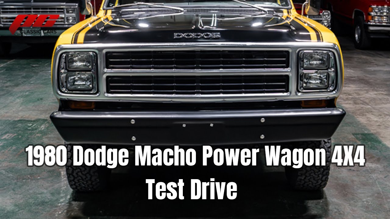 *SOLD* 1980 Dodge Macho Power Wagon ​T​est Drive-4X4-360-Automatic-AC