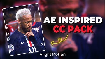 Top 5 CC PRESET XML LIKE AE🔥🥂 |ALIGHT MOTION XML/PRESET|Top 5 preset like ae😱 #alightmotion #xml