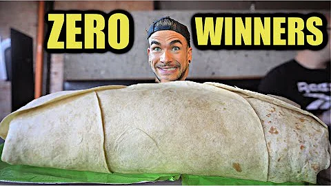 HUGE "CHILD SIZED" BURRITO CHALLENGE | Chicken & W...