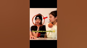 Jennie jealous of Lisa 😛🙄 #blackpink #jennie #lisa #rosé #jisoo #youtubeshorts #100kview #viralvideo