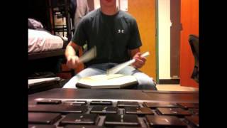 16th note grid move the accent, flam on down beat