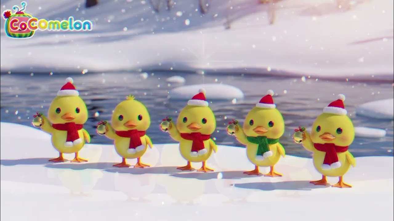 Five little ducks Christmas fun rhymes