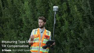 Trimble R12i Tutorial | Measure Points with Tilt Compensation