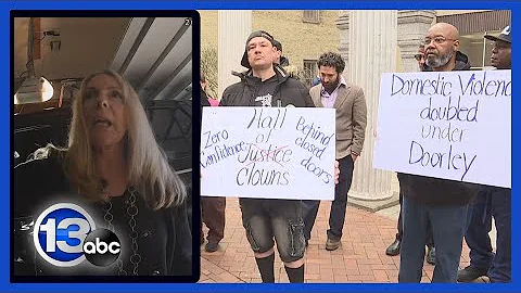 Community members rally outside Monroe County DA Sandra Doorley's office over viral traffic stop