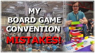 Board Game Convention MISTAKES I Made At UKGE Guide