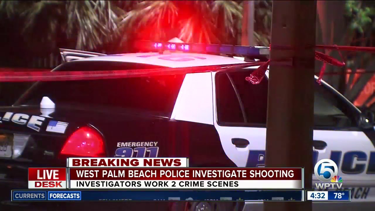 West Palm Beach police investigate overnight shooting - YouTube
