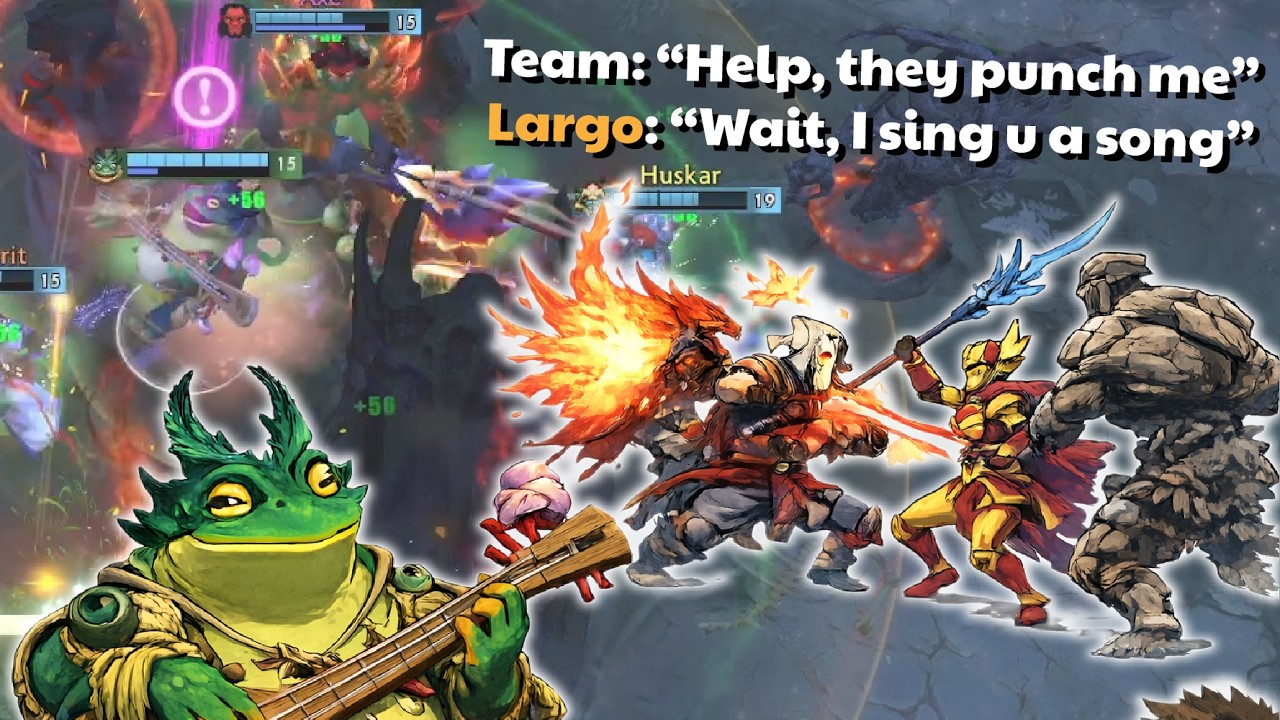 [Largo Support Walkthrough] Pick Largo Pos5 ở những kèo QoP, Axe, Silencer,...!