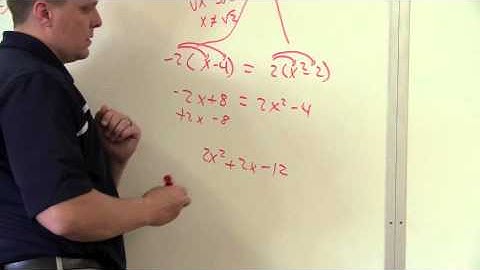 9 6 Solving Rational Equations Part 1