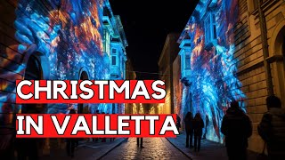 Malta Christmas 2020 Walking in Valletta and its Beautiful Christmas Lights