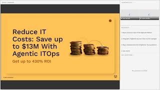 Reduce IT Costs  Save up to $13M With Agentic ITOps recording