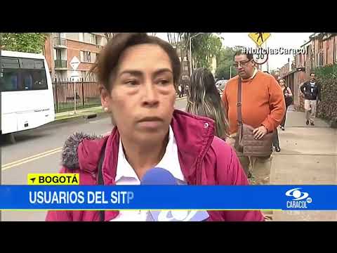 Pasajeros pagan los platos rotos por paro de conductores del SITP