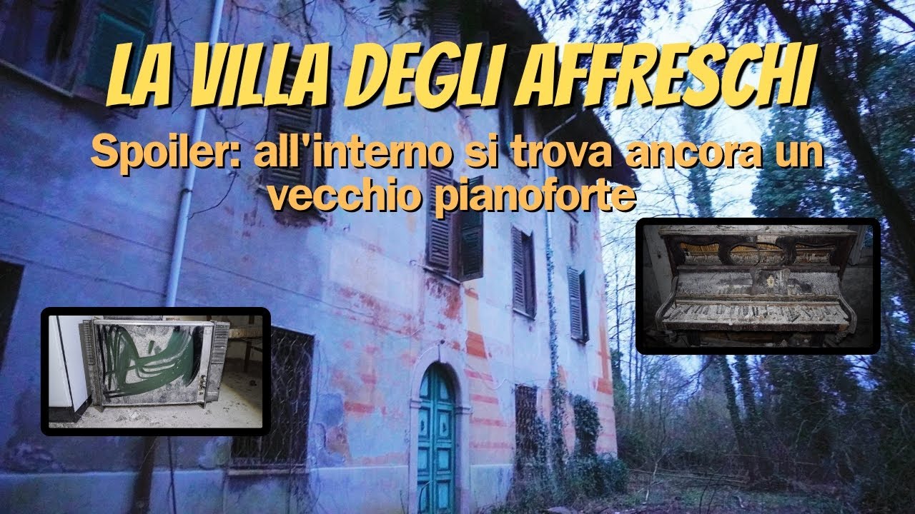 LA VILLA DEGLI AFFRESCHI: NON PENSAVO FOSSE COSÌ AL SUO INTERNO! ~ Villa abbandonata.
