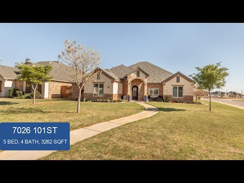 7026 101st St, Lubbock, TX home video tour