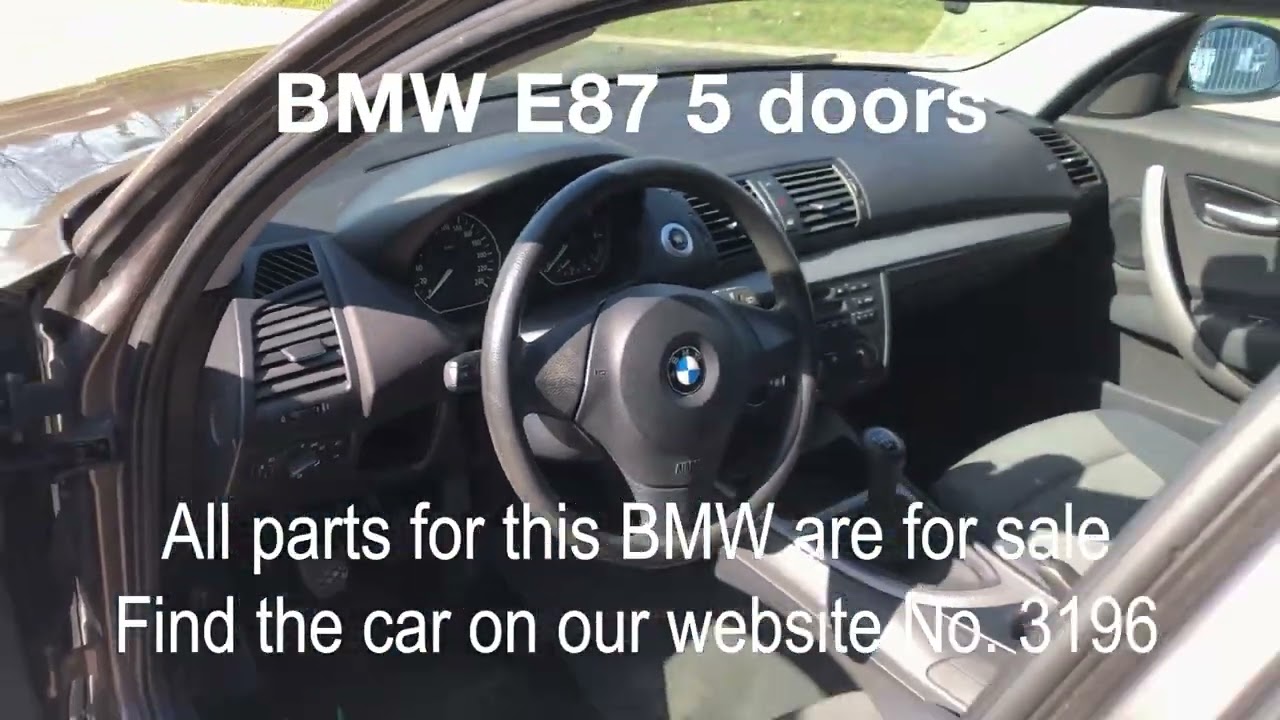 BMW E87 5 doors 116I N45 2005 model 1.6L 116HK Transmission