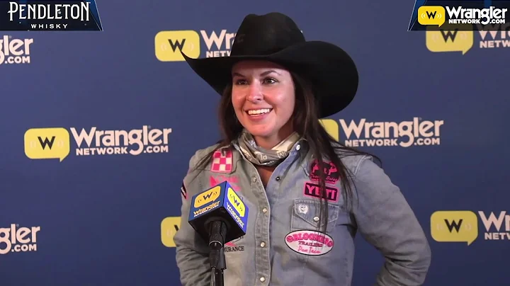 Rd 5 Barrel Racing Hailey Kinsel winning interview