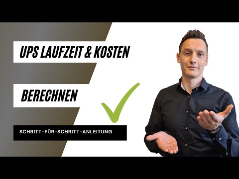 Video: Wie lange dauert die Lieferung von UPS?