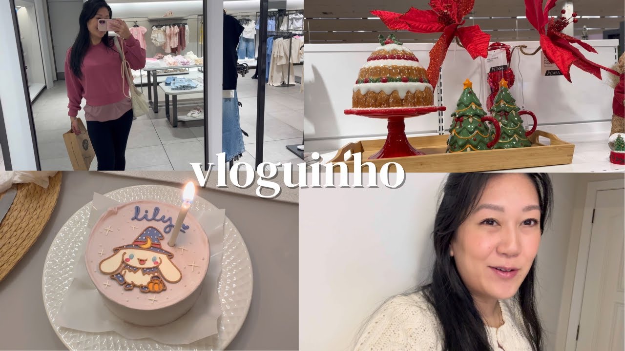 Vloguinho: níver da Lily e compras de Natal!