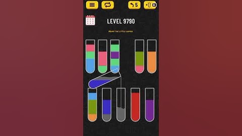 Water sort puzzle level 9790