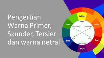 Pengertian warna Primer, Skunder, Tersier dan Warna netral | Teori Brewster