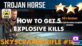 Trojan Horse, Sniper Strike Special OPs mission #18- Skyscraper (rifle /zone 18)