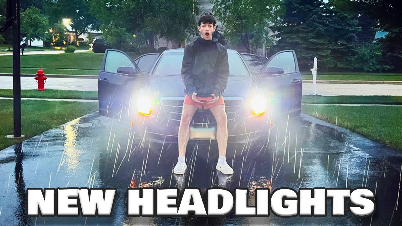 These 20 AMAZON Headlights Actually WORK?! Cadillac ATS Modification