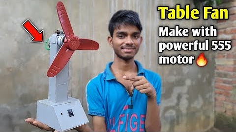 How to make table fan🔥 | Summer experiment | AK technical amrit | Samar experiment