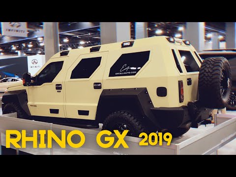 O SUV de $250,000 que parece carro-forte: o ultraluxuoso RHINO GX no MIAMI AUTO SHOW - Walkaround