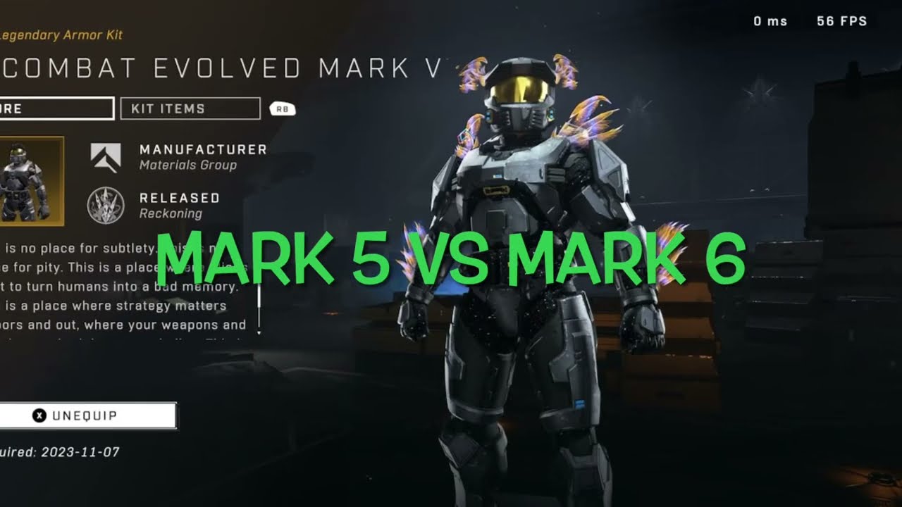 Mark 5 Vs Mark 6 Master Chief Armor Kits - Halo Infinite