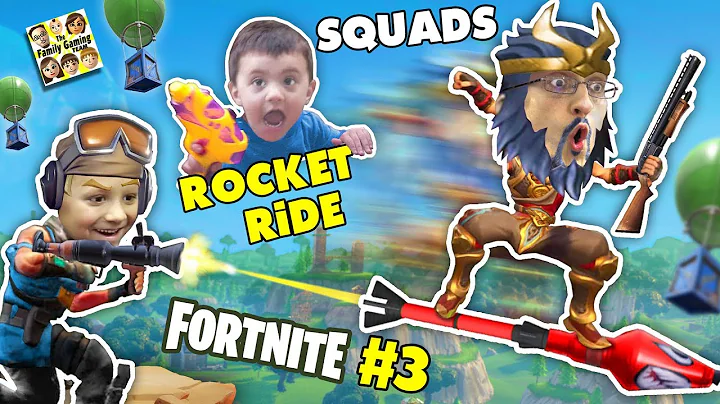 FORTNITE #3! FGTEEV Down with the Pew SQUAD + Funn...