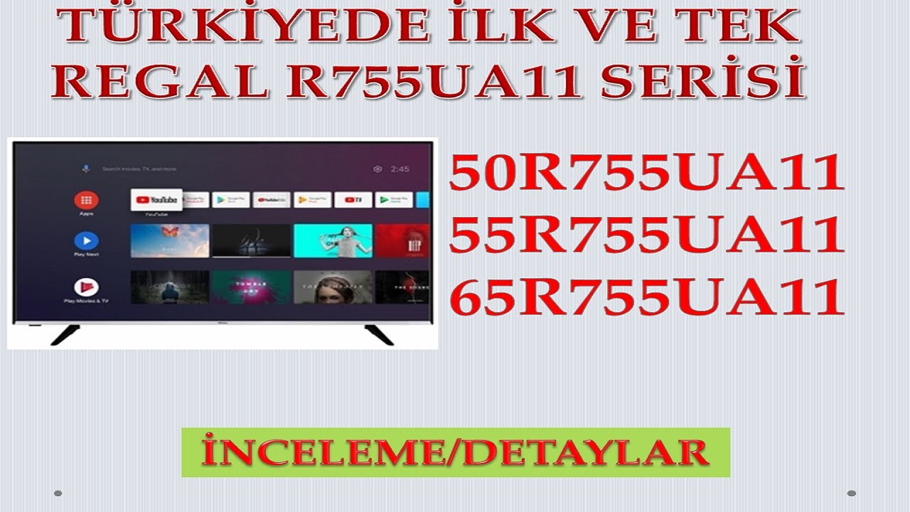 Regal 50r755ua11 55r755ua11 65r755ua11