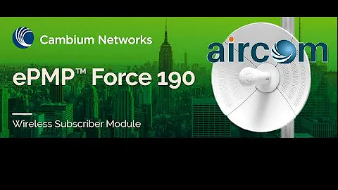 Cambium ePMP Force 190 | Point to Point link by ePMP Force 190 | Aircom Tanzania | Uganda | Dubai