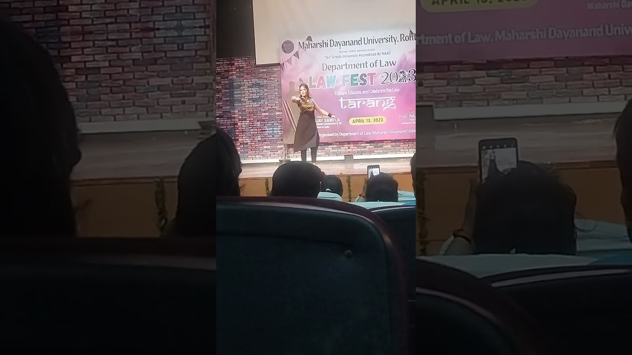 classical dance in Law Fest MDU 