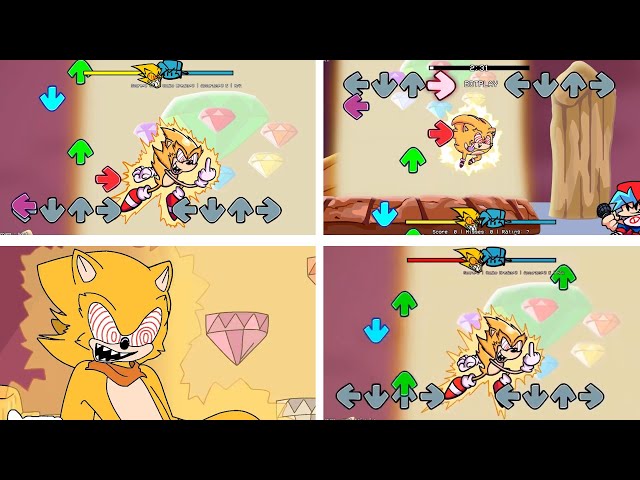FNF - Fleetway Sonic vs SUPER BF (Full Combo)(Vs Sonic.Exe EXTRAS), Real-Time  Video View Count