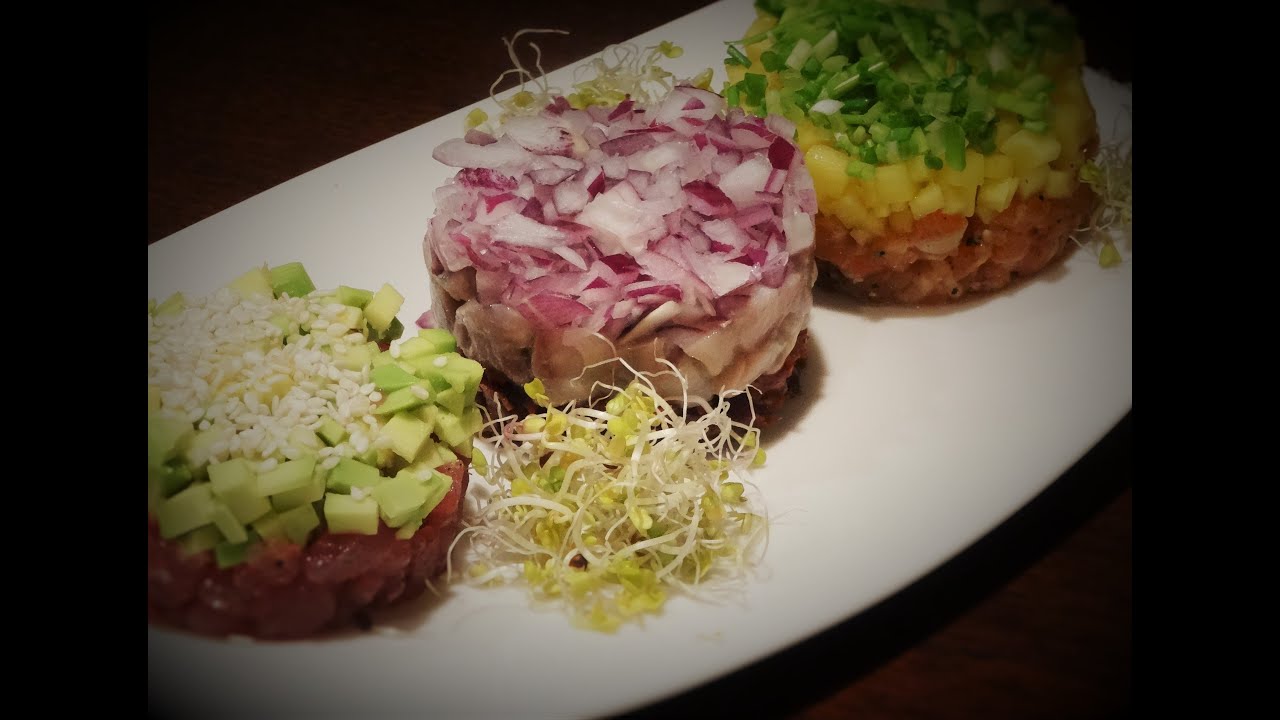 Trzy tatary: łosoś, tuńczyk, śledź (#26)