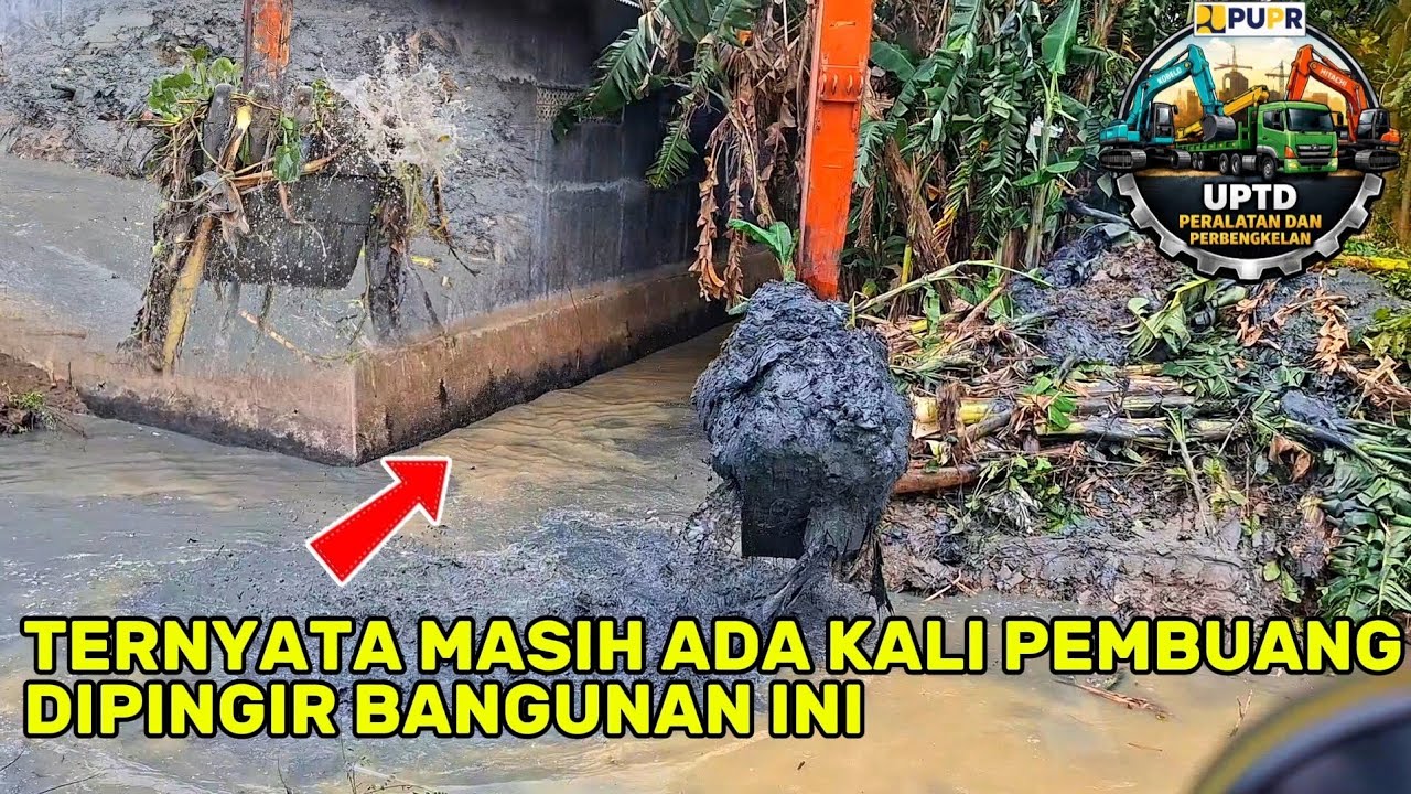 WADIDAW‼️ TERNYATA MASIH ADA KALI PEMBUANG DI PINGIR BANGUNAN INI