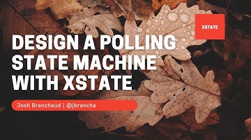 Design a polling state machine with XState