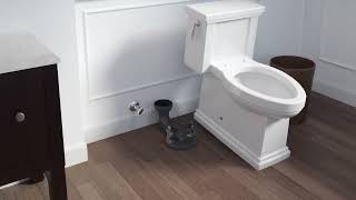 Watch the product video for Quick Skirted Toilet Installation: KOHLER ReadyLock