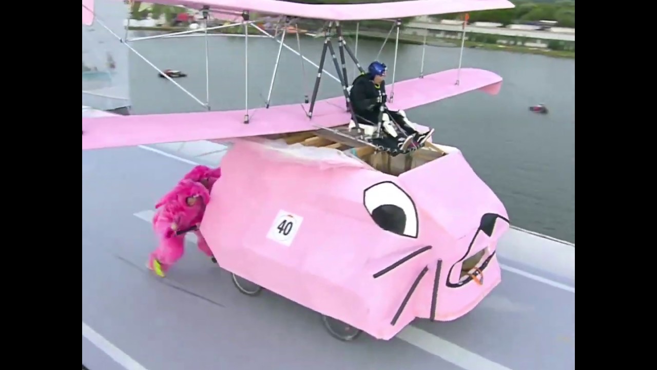 РОЗОВЫЕ ЗАЙЦЫ.Победители Red Bull Flugtag 2019