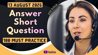 Pte Answer Short Question - August 2026 - Must Practice