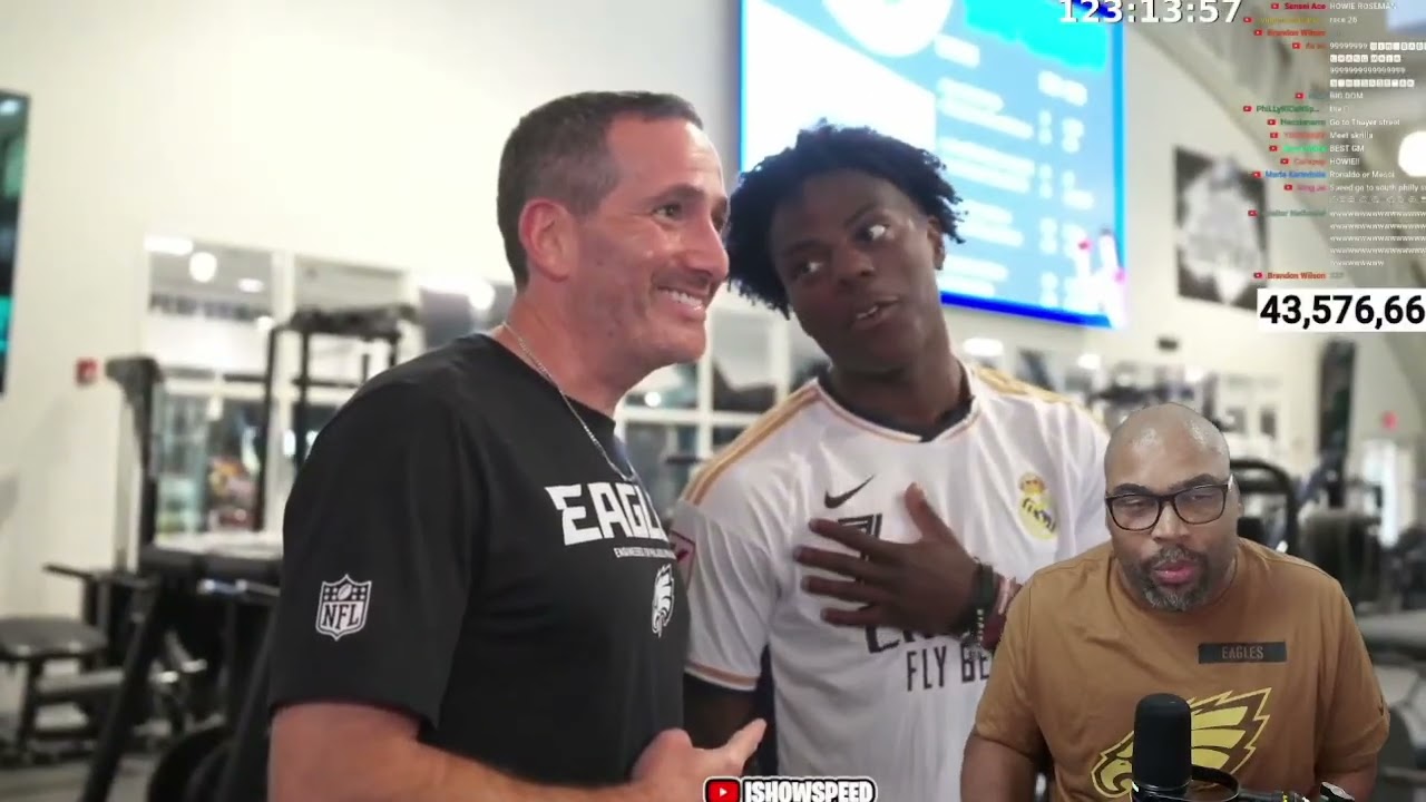 iShowSpeed doesn't recognize Howie Roseman?