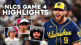 Brewers Complete the Sweep of the Dodgers!  | NLCS Game 4 Highlights