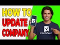 How To Update Company In Smartsheet (Account Details 2026)