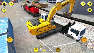 Excavator Loading trucks - Construction Simulator 2014