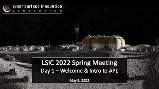 LSIC 2022 Spring Meeting - Day 1 Welcome and Intro to APL