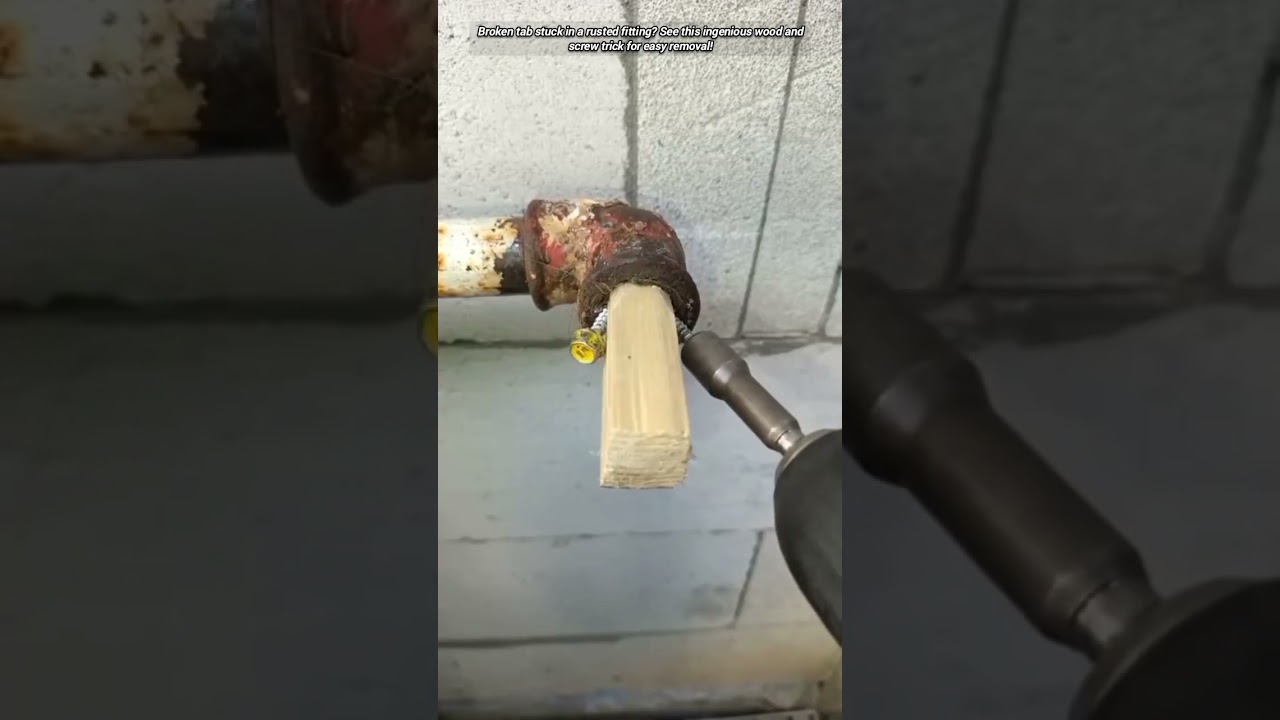 What Is The Best Trick For Removing A Broken Rusted Tab?