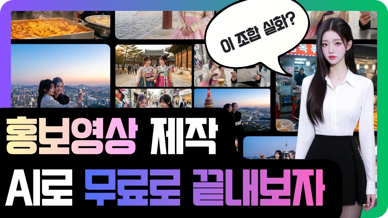 돈 안 들이고 홍보영상 만드는 법! 구글 Flow x 나노바나나2 활용법