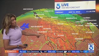Milder SoCal temps expected through the weekend