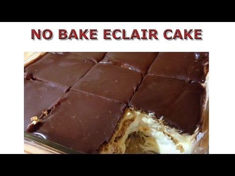 No Bake Eclair Cake