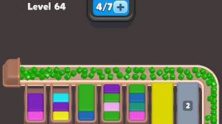 Car Loop Block Sort Level 64 Walkthrough Gameplay Android,iOS 