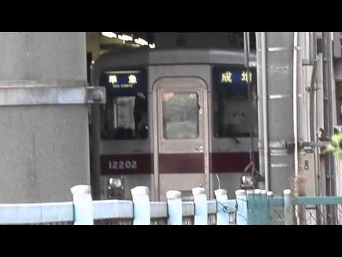 東武　10000系　方向幕回転